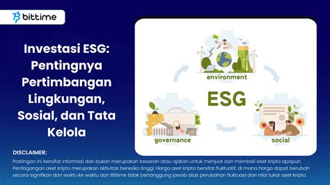 Investasi Esg Pentingnya Pertimbangan Lingkungan Sosial Dan Tata