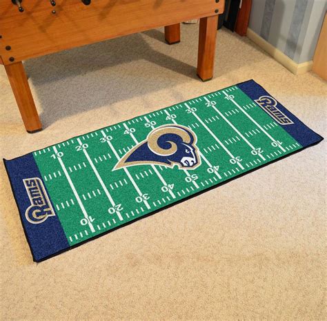 Los Angeles Rams Football Field Runner Mat