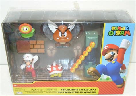 Nintendo Super Mario Lava Castle 2 5 Figure Dioram