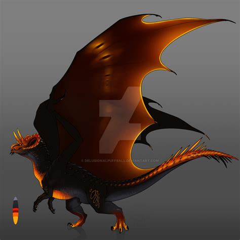 Obsidian Dragon Collab By Delusionalpuffball On Deviantart