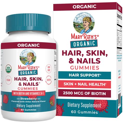 Hair, Skin And Nails Vitamin Gummies – MaryRuth Organics