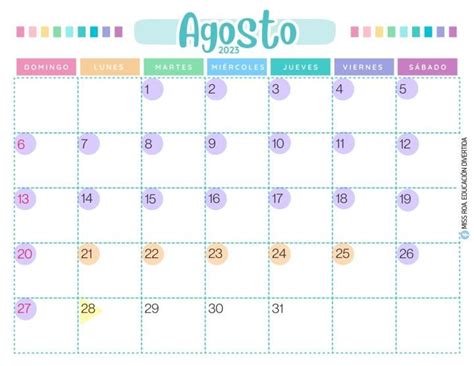 Calendario Y Planificador Con Fechas Clave Para Rellenar