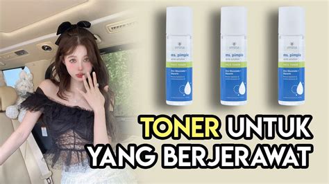 Emina Ms Pimple Acne Solution Face Toner Toner Wajah Melembabkan