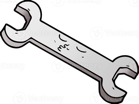 Cartoon Spanner Drawing Png