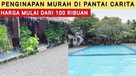 Penginapan MURAH Di Carita LUCIA COTTAGE PONDOK LUCIA YouTube