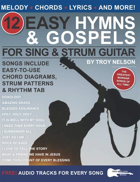 12 Easy Hymns And Gospels For Sing And Strum Guitar Songs Include Easy