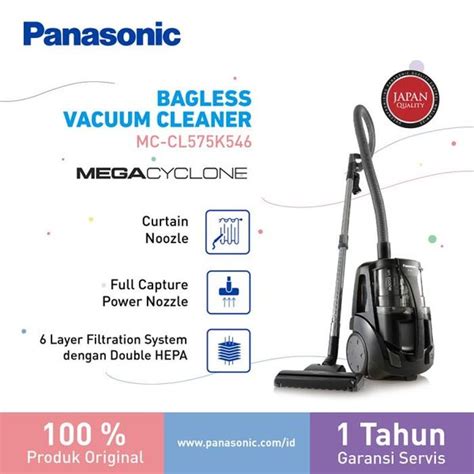 Jual Panasonic Vacuum Cleaner Bagless CL575 Penghisap Debu Tanpa