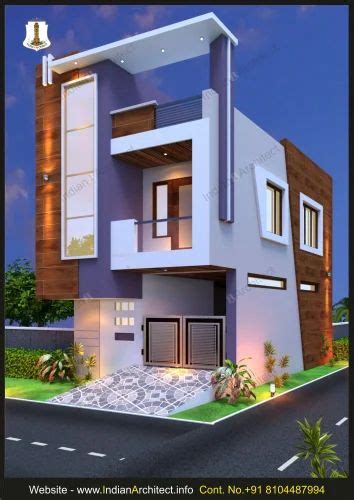 18 Feet Wide Modern House Elevation Design Service at Rs 7/square feet ...