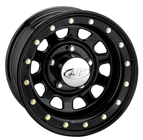 AWC Daytona Wheels Rims Black Steel FREE Shipping