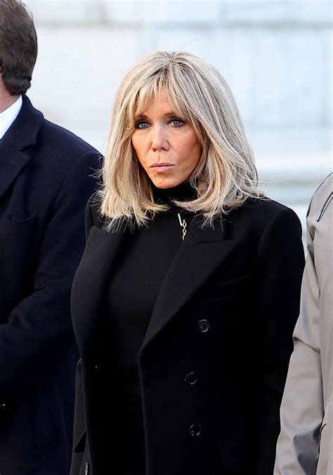 Photo La Premi Re Dame Brigitte Macron Lors D Une C R Monie Au