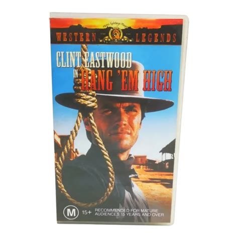 Clint Eastwood In Hang Em High Vhs Tape Western Picclick Uk