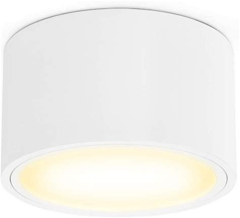 KYOTECH LED Aufputzleuchte Weiß Aufbauspot flach mit 6W LED GX53 230V