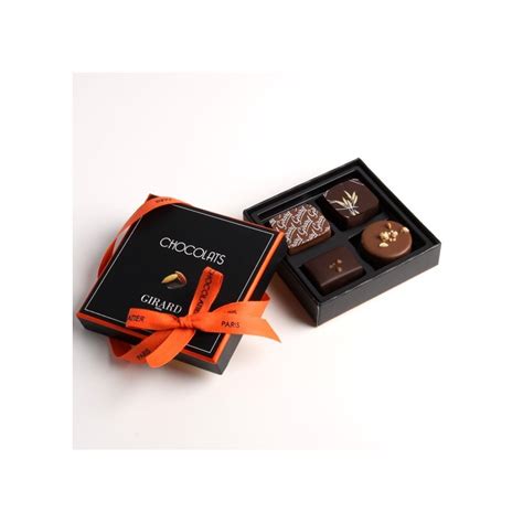 Ecrin 4 chocolats assortis Dragées Girard