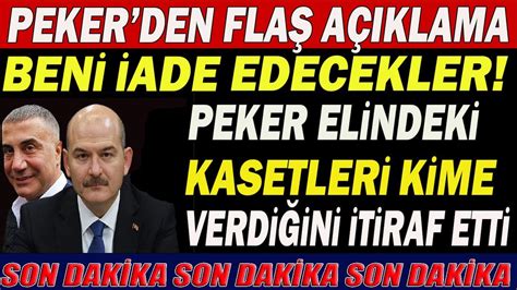 Günün Manşeti Sedat Peker Elindeki Kasetleri Kime Verdiğini Açıkladı