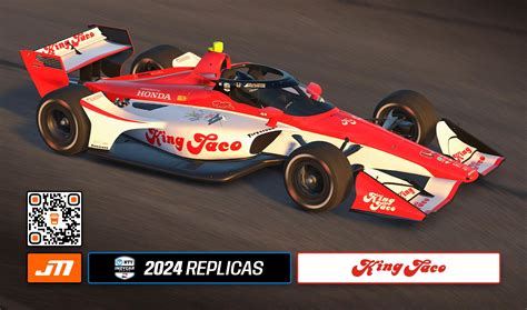 2024 Nolan Siegel King Taco IndyCar By Jeff McKeand Trading Paints