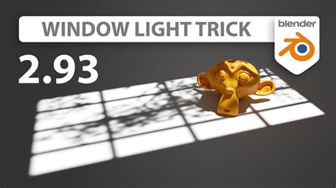 Window Light Trick In Blender 2 93 New Area Light Feature Tutorials