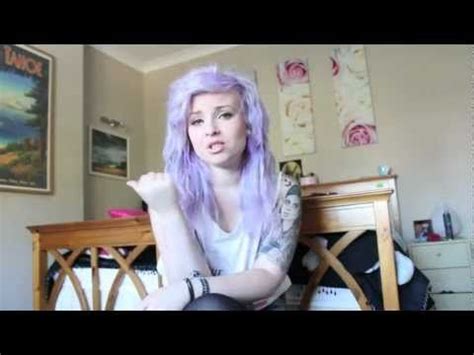 Pastel Lavender Hair Tutorial Terisa Weatherly