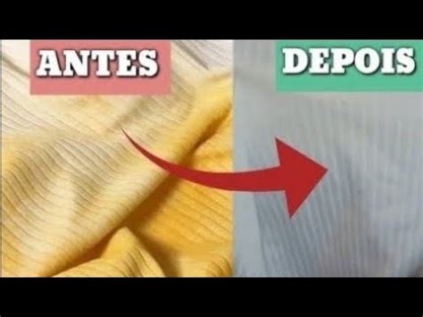 Como Tirar Mancha Amarela De Roupa Branca YouTube