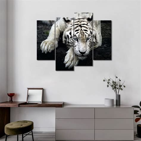 Tiger Painting Black And White