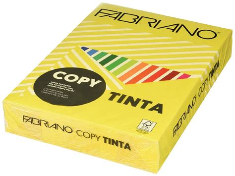 CARTA PER FOTOCOPIE COPY TINTA 80 FABRIANO A4 GIALLO FABRIANO 60621297