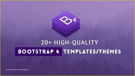 Bootstrap 4 Templates Free Of 20 Best Bootstrap 4 Templates and themes | Heritagechristiancollege