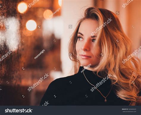 Beautiful Blonde Girl 20 24 Year Old Stock Photo 562649422 Shutterstock