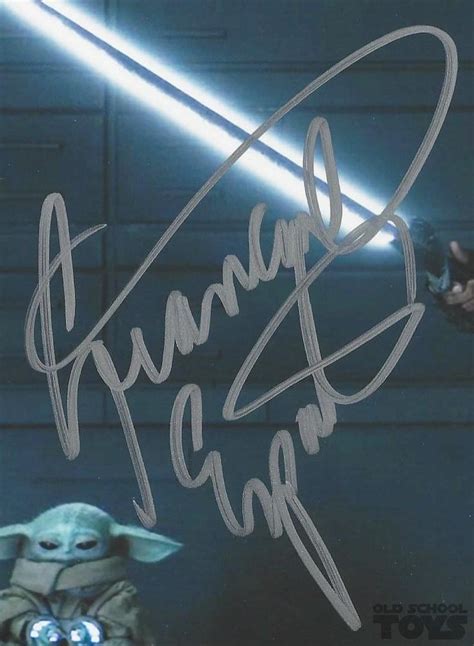 Star Wars Moff Gideon The Mandalorian Series Photo Signed By