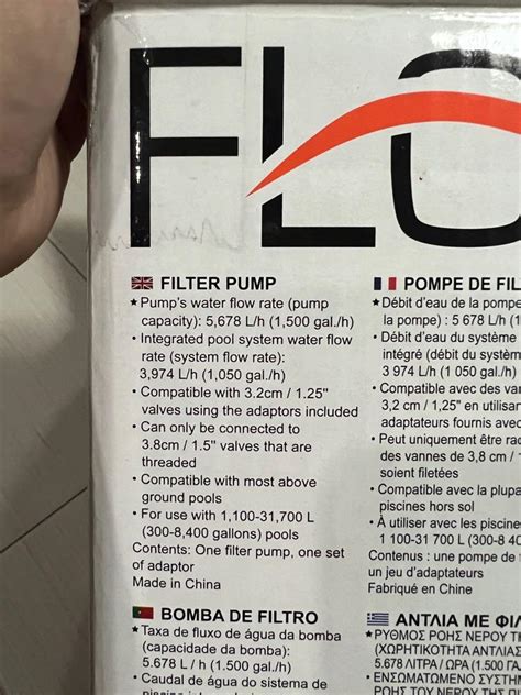 flowclear filter pump sports equipment sports games water sports