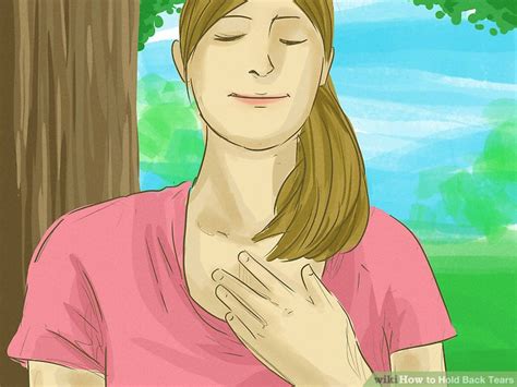 3 Ways to Hold Back Tears - wikiHow