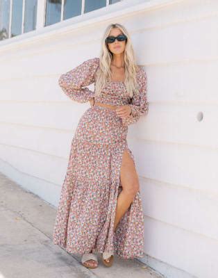 Billabong X Salty Blonde Free Love Ditsy Beach Set In Floral Print ASOS