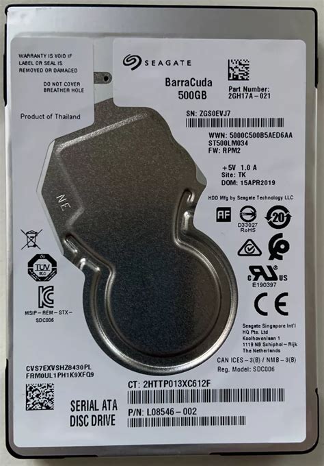 Hdd Seagate Barracuda Tb Sata Mb Rpm Thickness Off