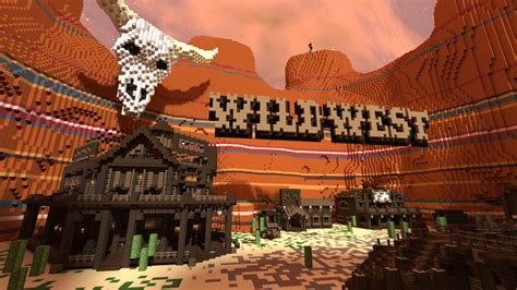 Wild West 14k By 14k Custom Map And Gamemode Minecraft