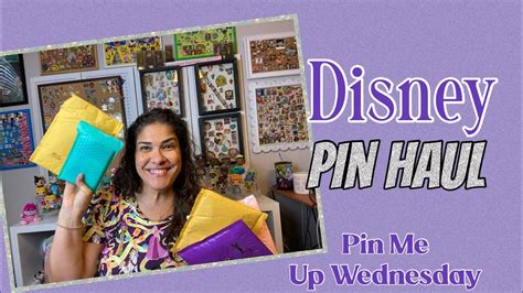 Disney Pin Haul Pinmeupwednesday YouTube