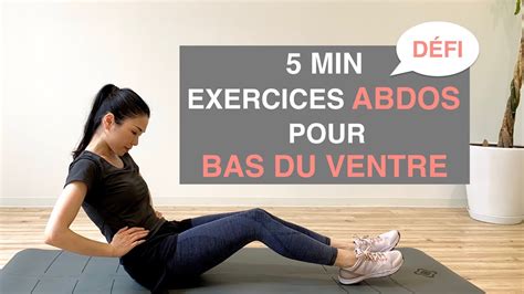 Min Exercices Abdos Bas Du Ventre Pour D Butant D Fi Min Lower Abs