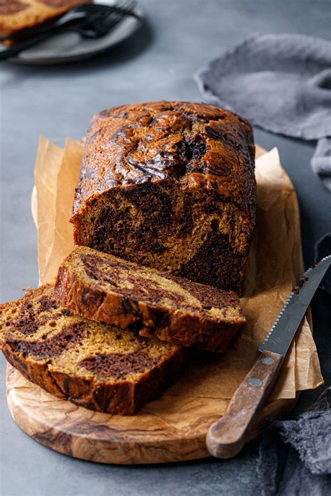 Pumpkin Chocolate Swirl Bread Love And Olive Oil