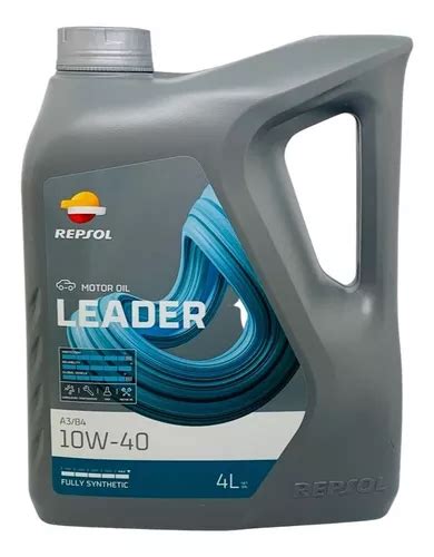 Aceite Motor 10w40 Repsol Fully Synthetic Leader A3 B4 4l Cuotas Sin