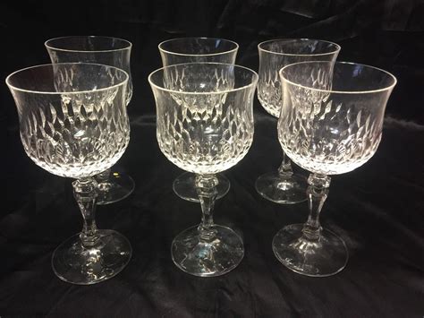 Vintage Schott Zwiesel Desiree Set Of Crystal Wine Glasses Germany