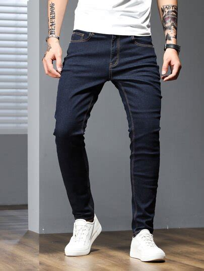 Shop Mens Jeans And Denim Trendy Mens Fashion Shein Usa