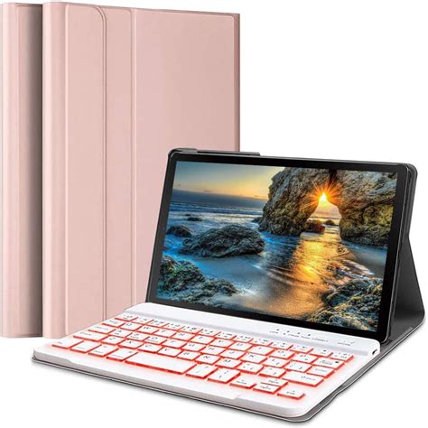 Wineecy Galaxy Tab A 8 0 2019 Backlit Keyboard Case SM T290 T295