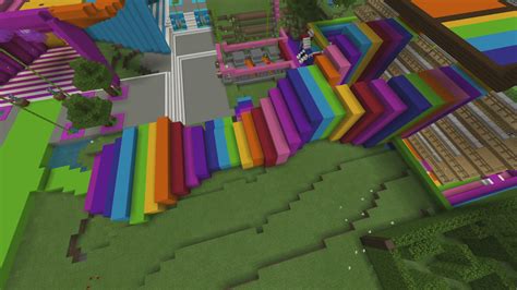 Minecraft Rainbow Bridge Ideas Screenshots Show Your Creation