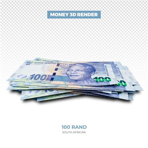 Premium Psd D Rendering Of Stacks Of South African Money Rand Notes