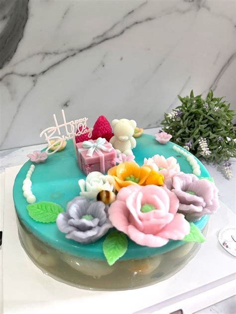 Birthday Cake Agar Agar Cake Princess Cake Jelly Cake Ah Gong