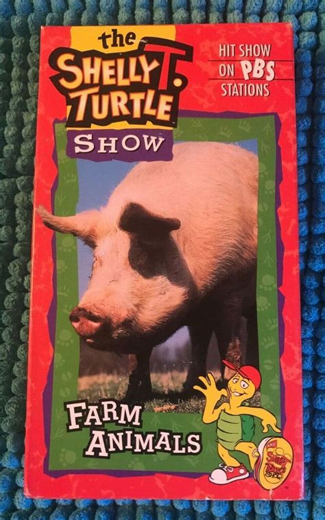 The Shelly T Turtle Show Farm Animals Vhs 1998 Pbs Slipsleeve 1 Ship