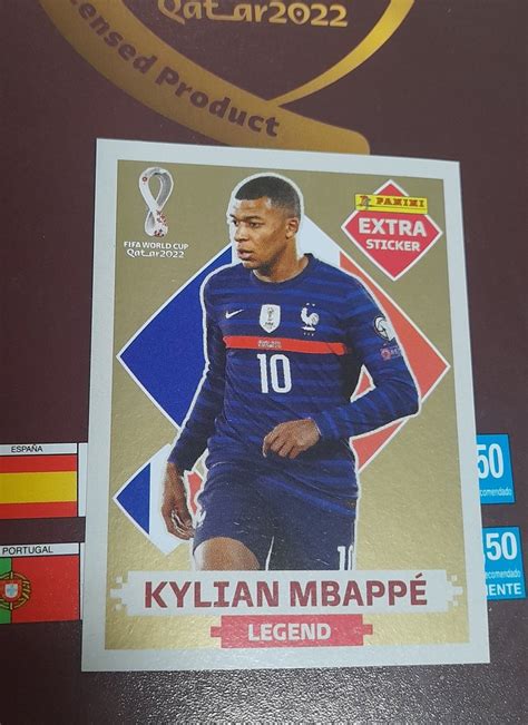 Panini Wc Qatar Kylian Mbapp Extra Sticker Gold Catawiki