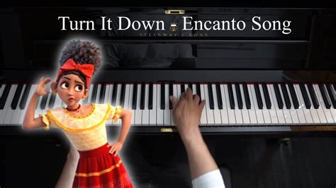 Encanto Song Turn It Down Piano Tutorial Or3o Youtube