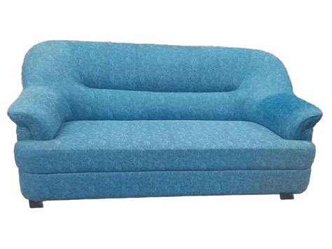 Cotton Seater Sky Blue Wooden Sofa At Rs Piece In Tiruvallur