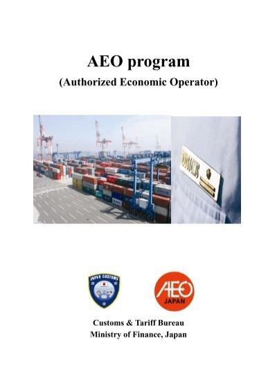 Aeo Authorized Economic Operator Challenges Of Japan Customs