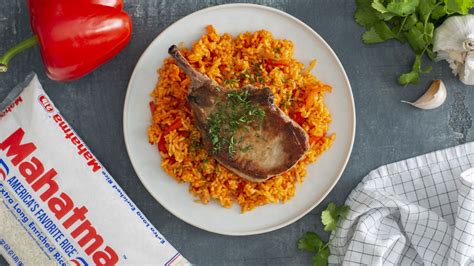 Arroz Al Horno Con Chuletas De Cerdo Arroz Mahatma®