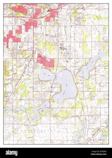 Portage Michigan Map 1967 124000 United States Of America By