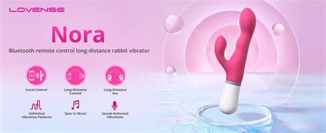 Lovense Nora Rabbit Vibrator With App Control Pink